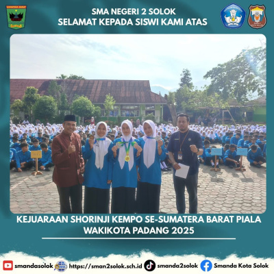Siswa SMA N 2 Solok Raih Juara di Kejuaraan Shorinji Kempo Se- Sumatera Barat