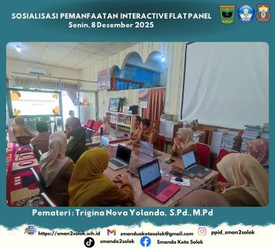 SMAN 2 Solok Dorong Kelas Digital Melalui Sosialisasi IFP yang Dipimpin Guru Internal