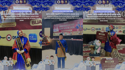 Siswa SMAN 2 Kota Solok Raih Prestasi di Pemilihan Duta GenRe Kota Solok 2026